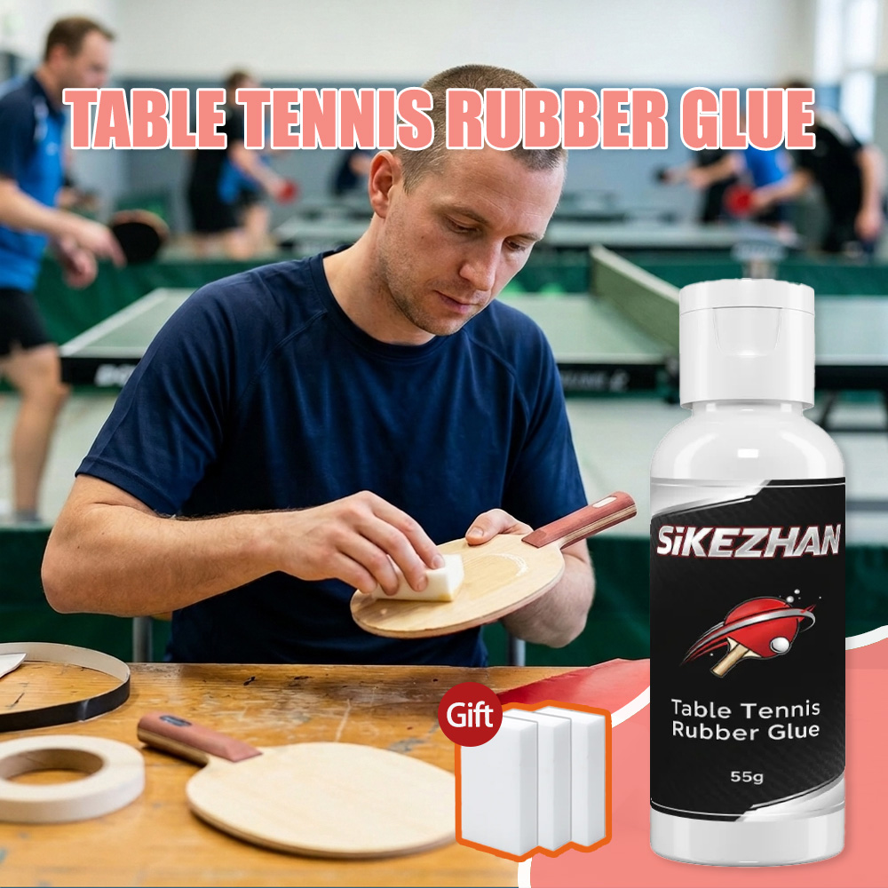 Table Tennis Padel - 55G Tafeltennis Rubberlijm Ping Pong Paddle