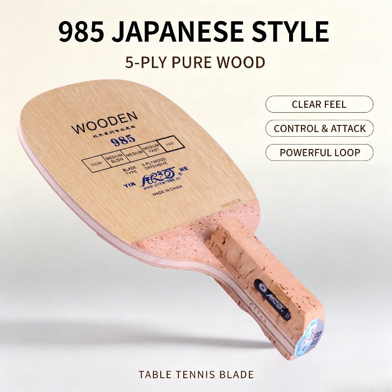 Table Tennis Table - YINHE 985 Japanse Penhold Tafeltennis Blade