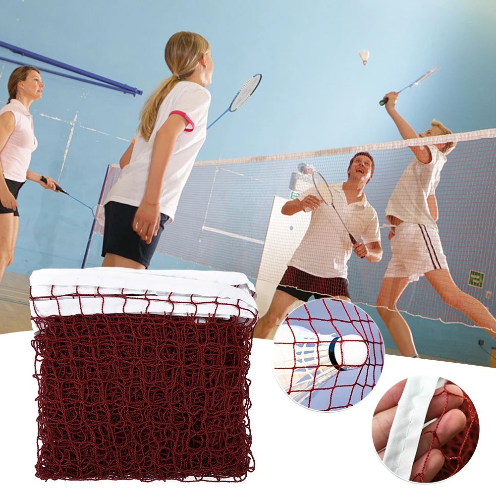Table Tennis Zone - Badmintonnet Polypropyleen Badmintonvervangingsnet Eenvoudige installatie Badmintonnet