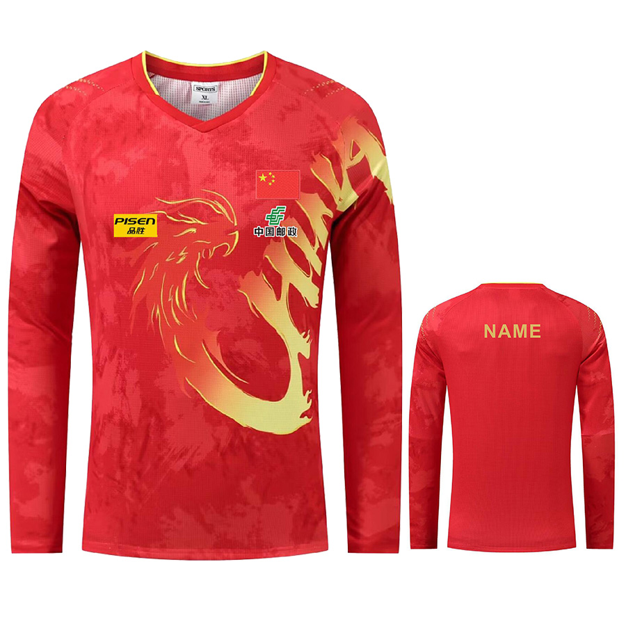 Table Tennis China - Aangepaste tekstlogo CHINA Fan Z.D. Dragon