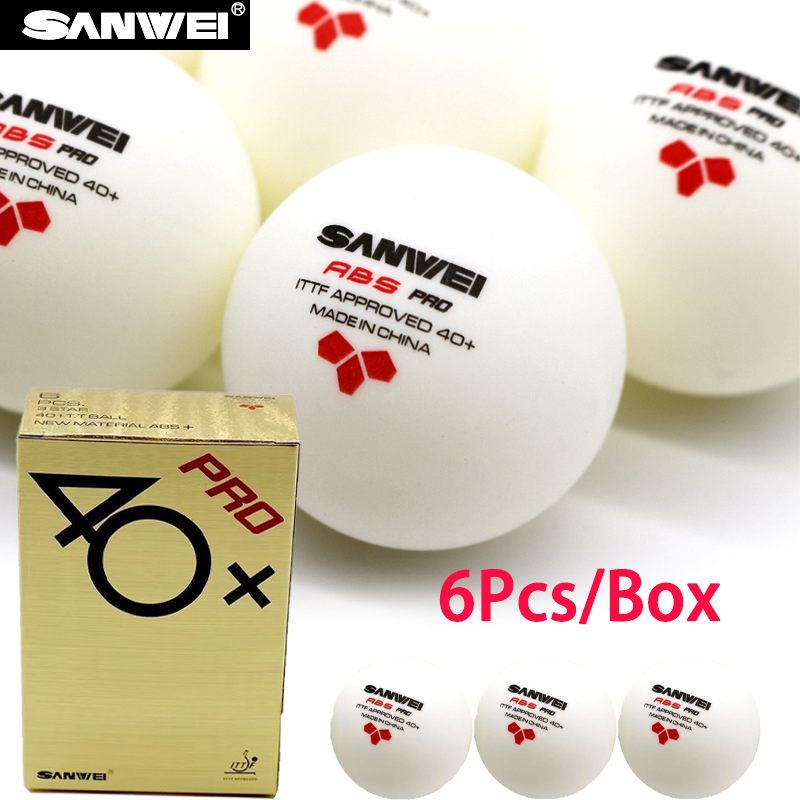 Table Tennis Vr - Sanwei Abs Pro 3-Star 40 Tafeltennisballen