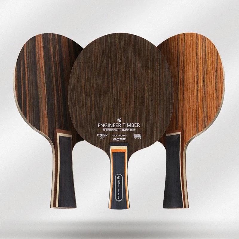 Table Tennis Player - 1Pcs Boer Blade Super Hard Ebbenhout