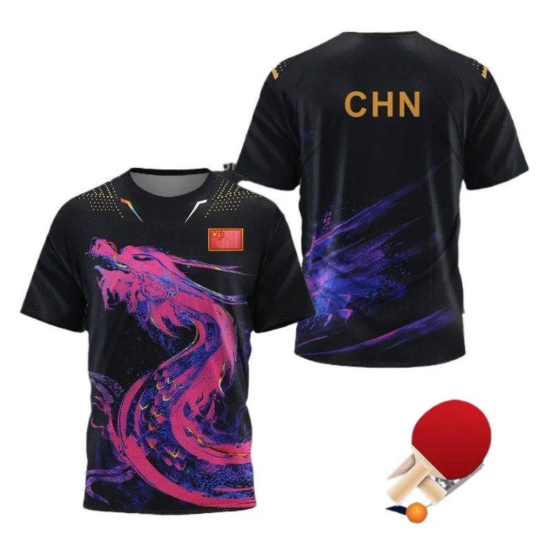 Table Tennis China - CHINA Dragon Tafeltennis Grafische T-shirt voor
