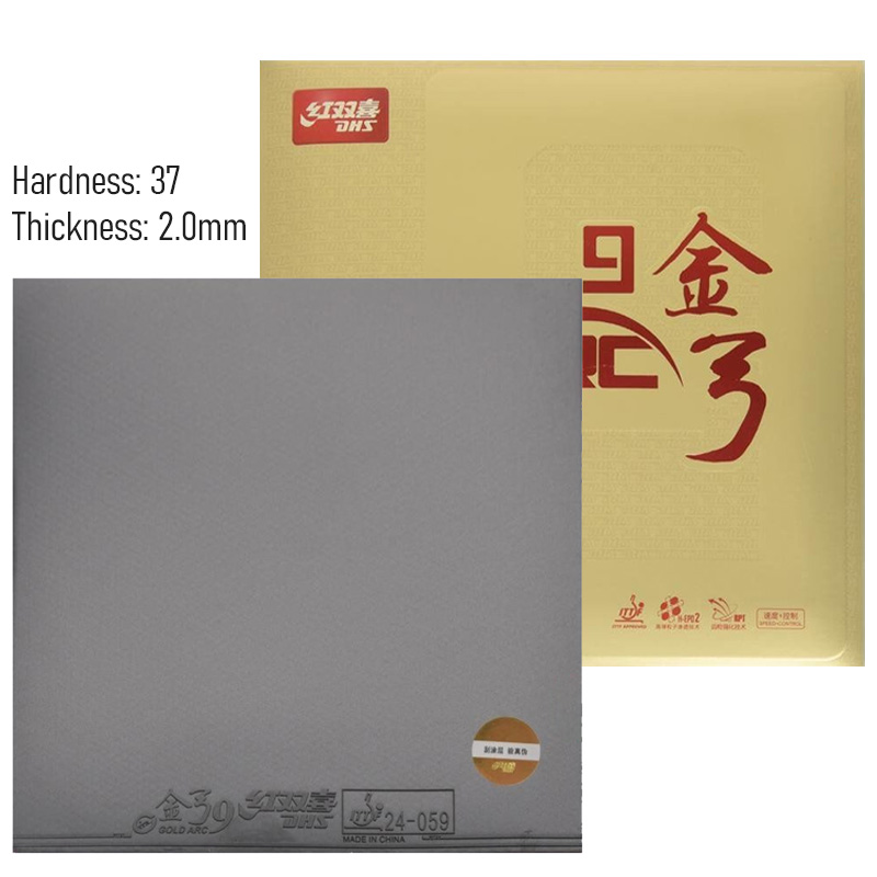 Table Tennis Padel - DHS Gold Arc 9 Professioneel Tafeltennisrubber