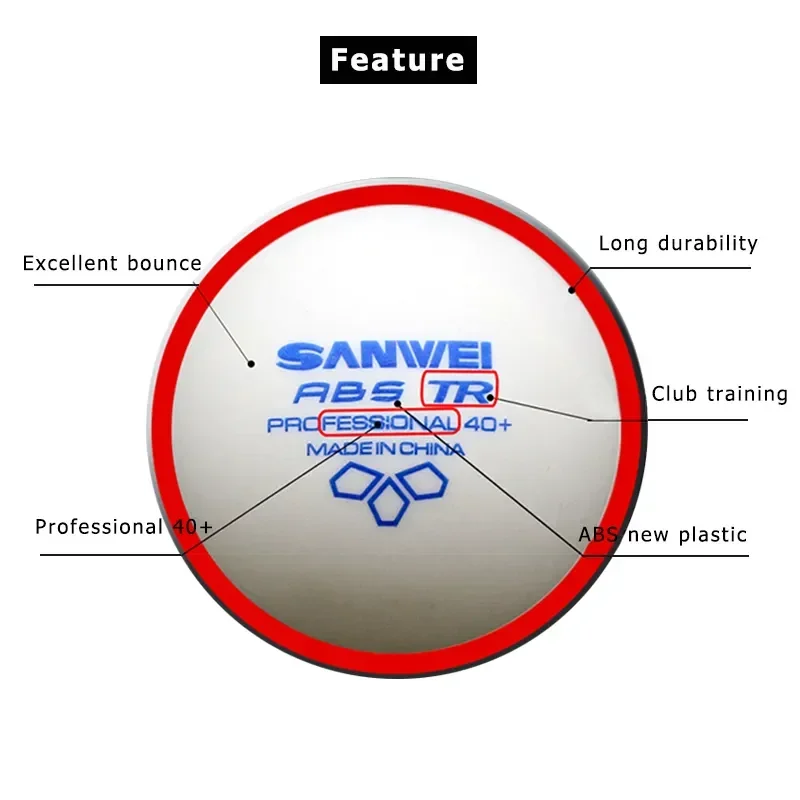 SANWEI-ABS TR 3-sterren tafelt - Table Tennis Vr recensie en prijs