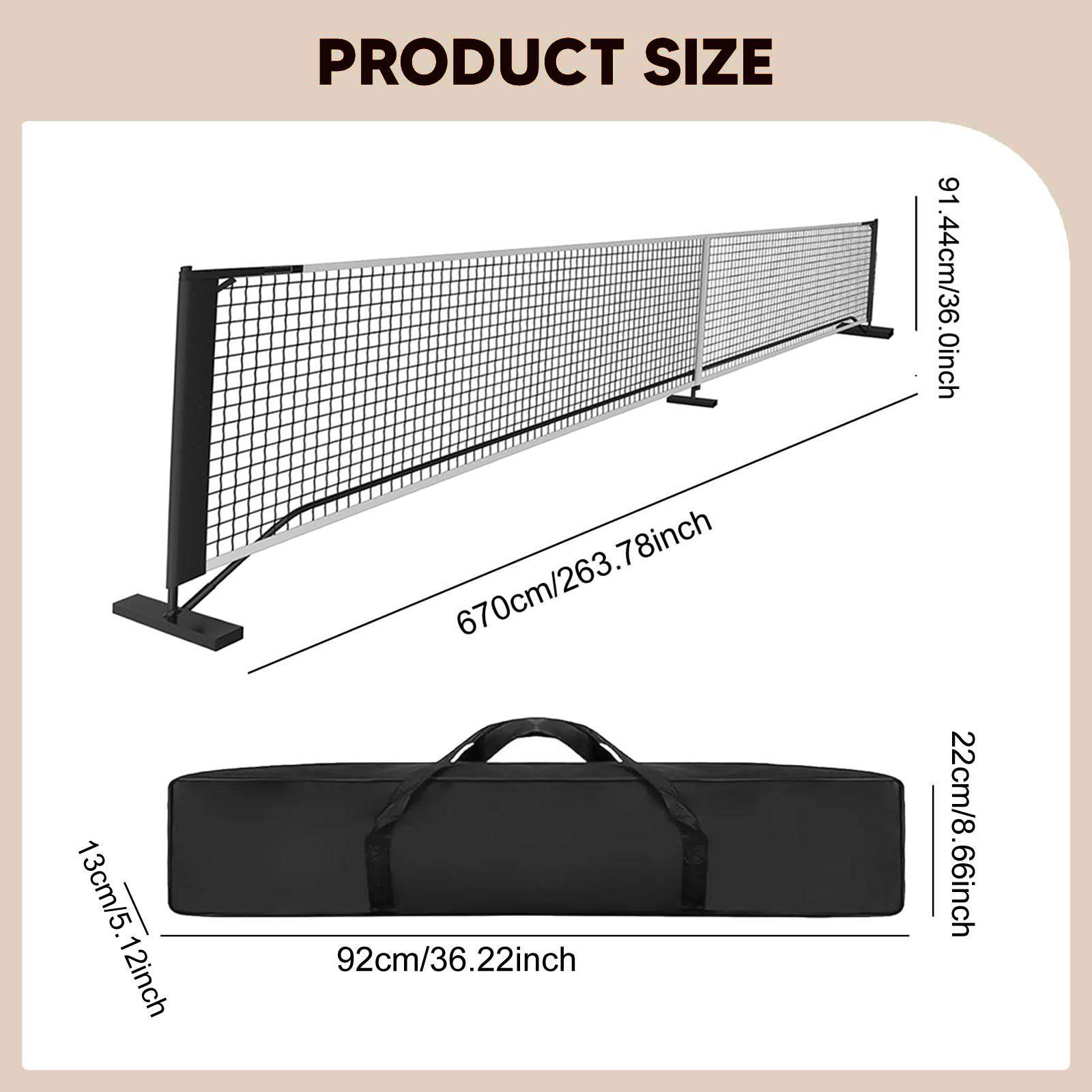 Draagbare Pickleball-netset Te - Table Tennis Zone recensie en prijs
