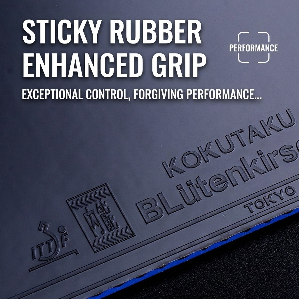 Kokutaku Tafeltennisbat Rubber - Table Tennis Racket recensie en prijs