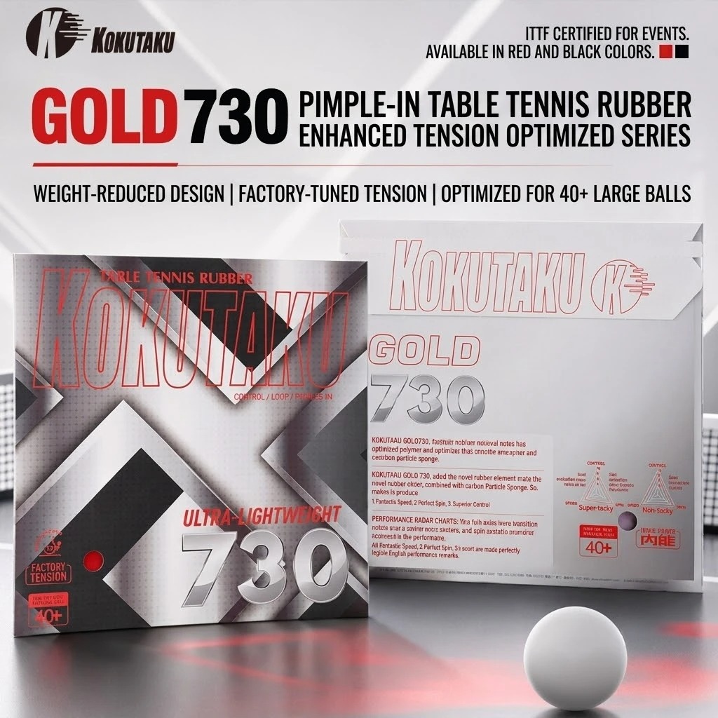 Kokutaku Tafeltennisrubber Gol - Table Tennis Rubber recensie en prijs