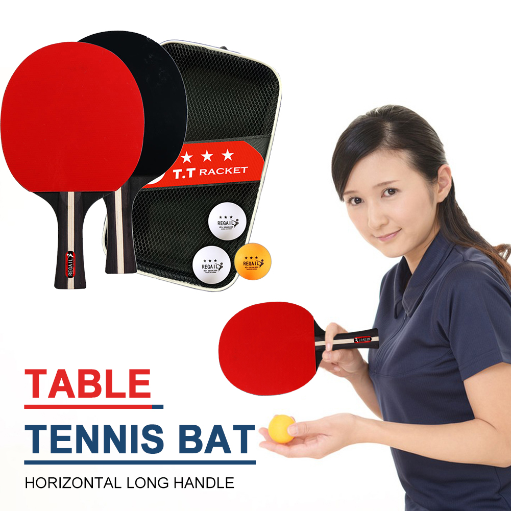 Pingpongracket 2 rackets & 3 b - Table Tennis Player recensie en prijs