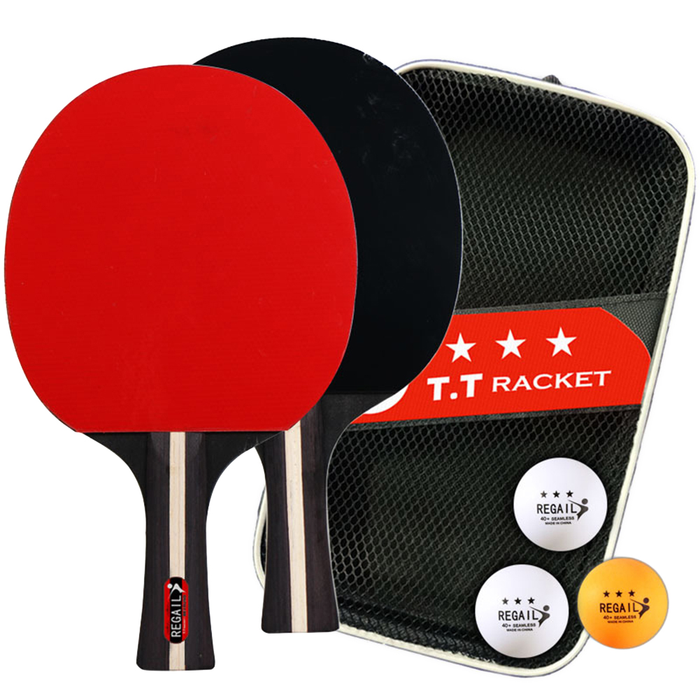 Pingpongracket 2 rackets & 3 b - Table Tennis Player recensie en prijs