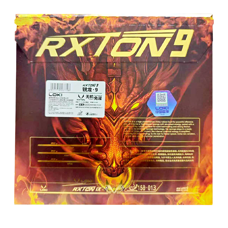 LOKI RXTON 9 Tafeltennisrubber - Table Tennis Rubber recensie en prijs