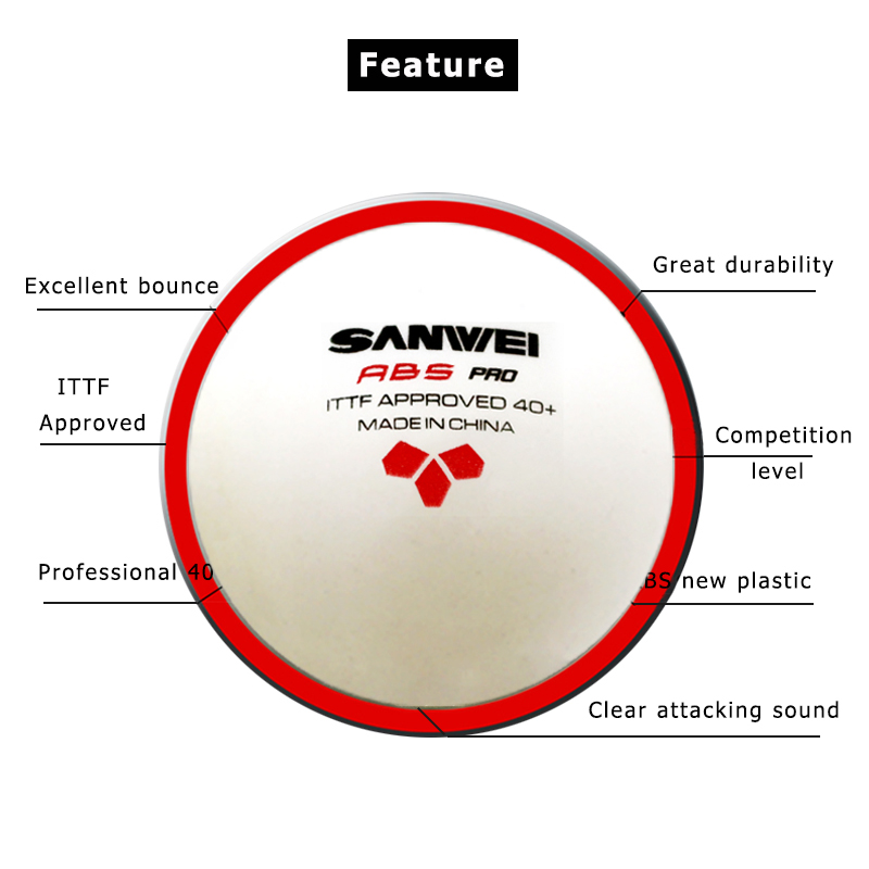 Sanwei Abs Pro 3-Star 40 Tafel - Table Tennis Vr recensie en prijs