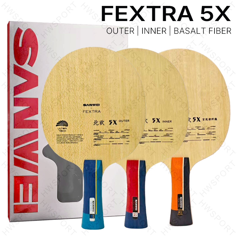 SANWEI FEXTRA 5X Tafeltennisbl - Table Tennis Player recensie en prijs