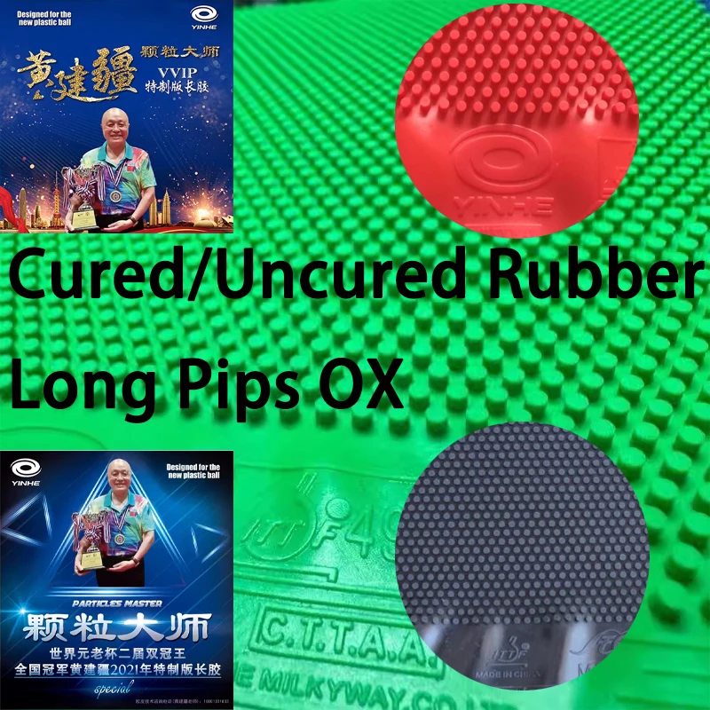 YINHE VVIP Maste Long Pips Taf - Table Tennis Rubber recensie en prijs